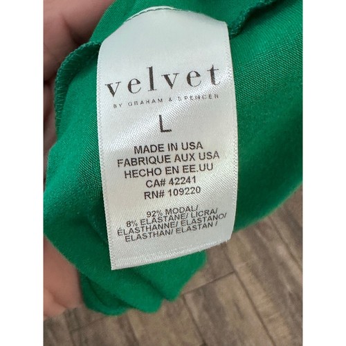 Velvet by Graham & Spencer Women's Green Cheyenne Maxi Dress Size L - Picture 8 of 9