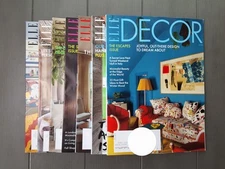 Elle Decor Magazine Lot of 7 Issues Dated 2024 Decorating Design Special Issues