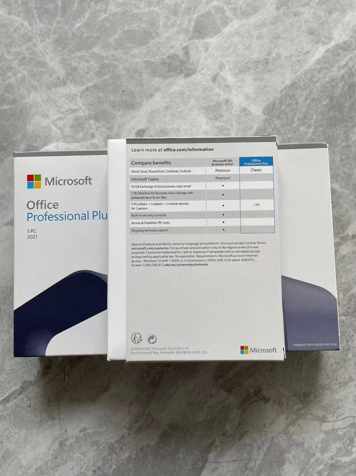 MS Office 2021 Professional Plus For PC Only - New Sealed Retail Pack 1-3 boxes - Image 4 of 4
