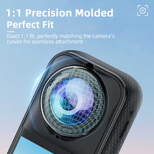 For Insta360 X5 Camera Rotating Fixed Front and Rear Lens Protection Kit - Picture 3 of 11