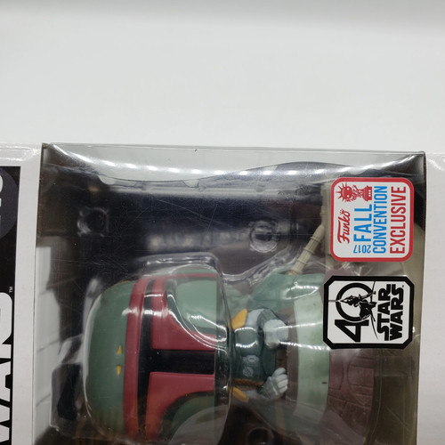 Funko Pop! Star Wars 2017 NYCC Shared Convention Exclusive Boba Fett with Slave - Picture 13 of 24
