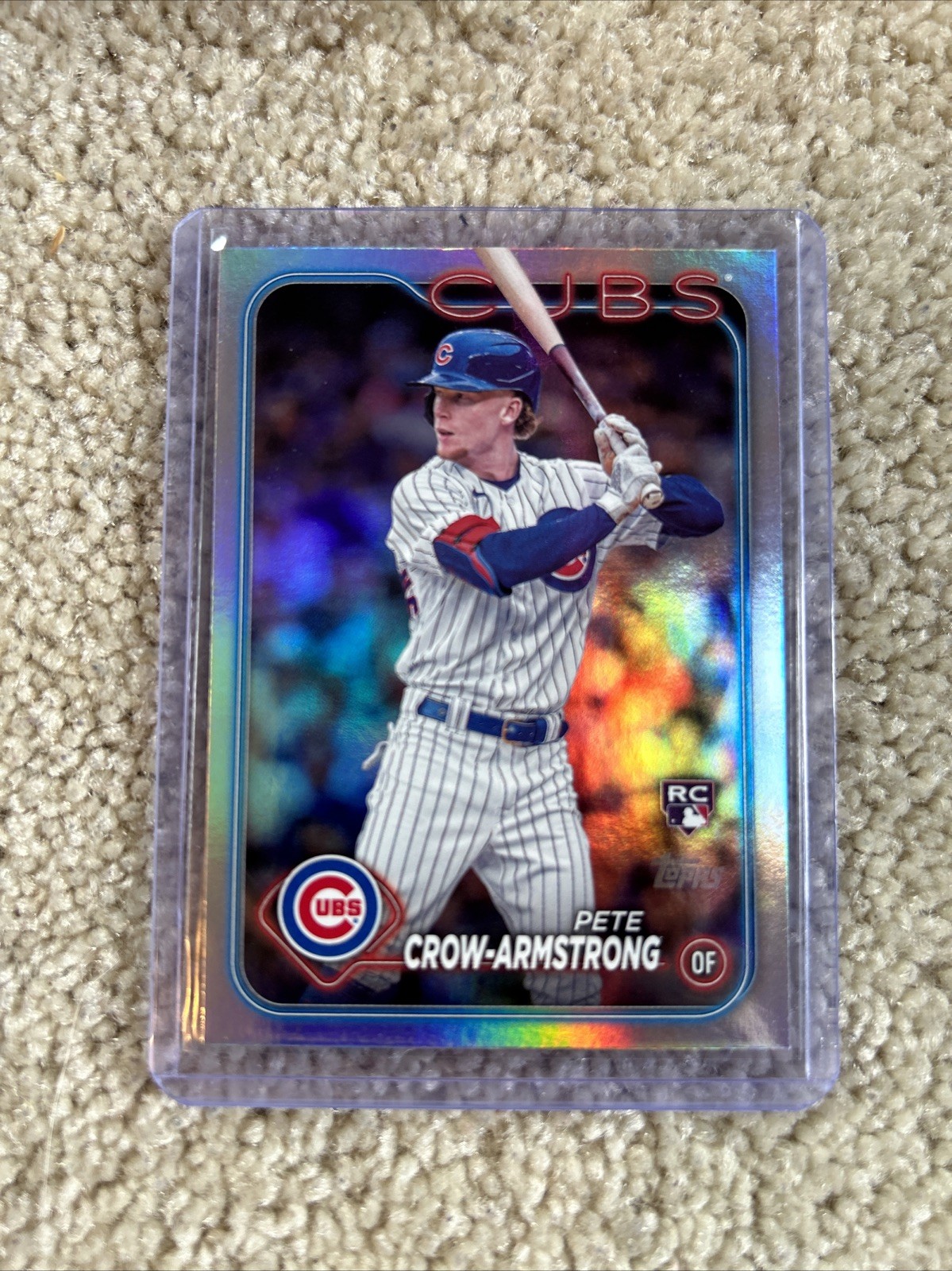2024 Topps Series 2 - Pete Crow-Armstrong #407 Rainbow Foil (RC)