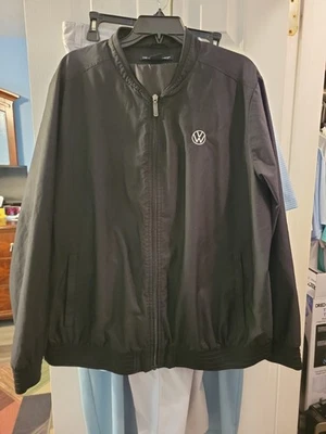 Volkswagen Jacket Mens XL Black Full Zip Lined Devon & Jones | eBay
