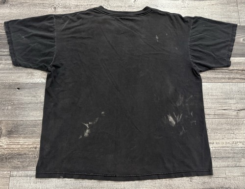 T-shirt promozionale vintage The Mummy Movie uomo XL 1999 sbiadita/difetti tutto sport nera - Foto 5 di 12