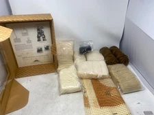 Vintage Sunset Latch Hook Wall Hanging Pierre Poodle 19x24 Complete Kit Read De.