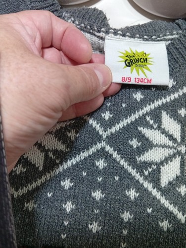 The Grinch Weihnachtspullover Größe 8-9 Jahre - Bild 2 von 3