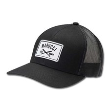 Marucci Cross Patch Trucker Hat Kids Black Cotton Adjustable Snapback Cap SRT478