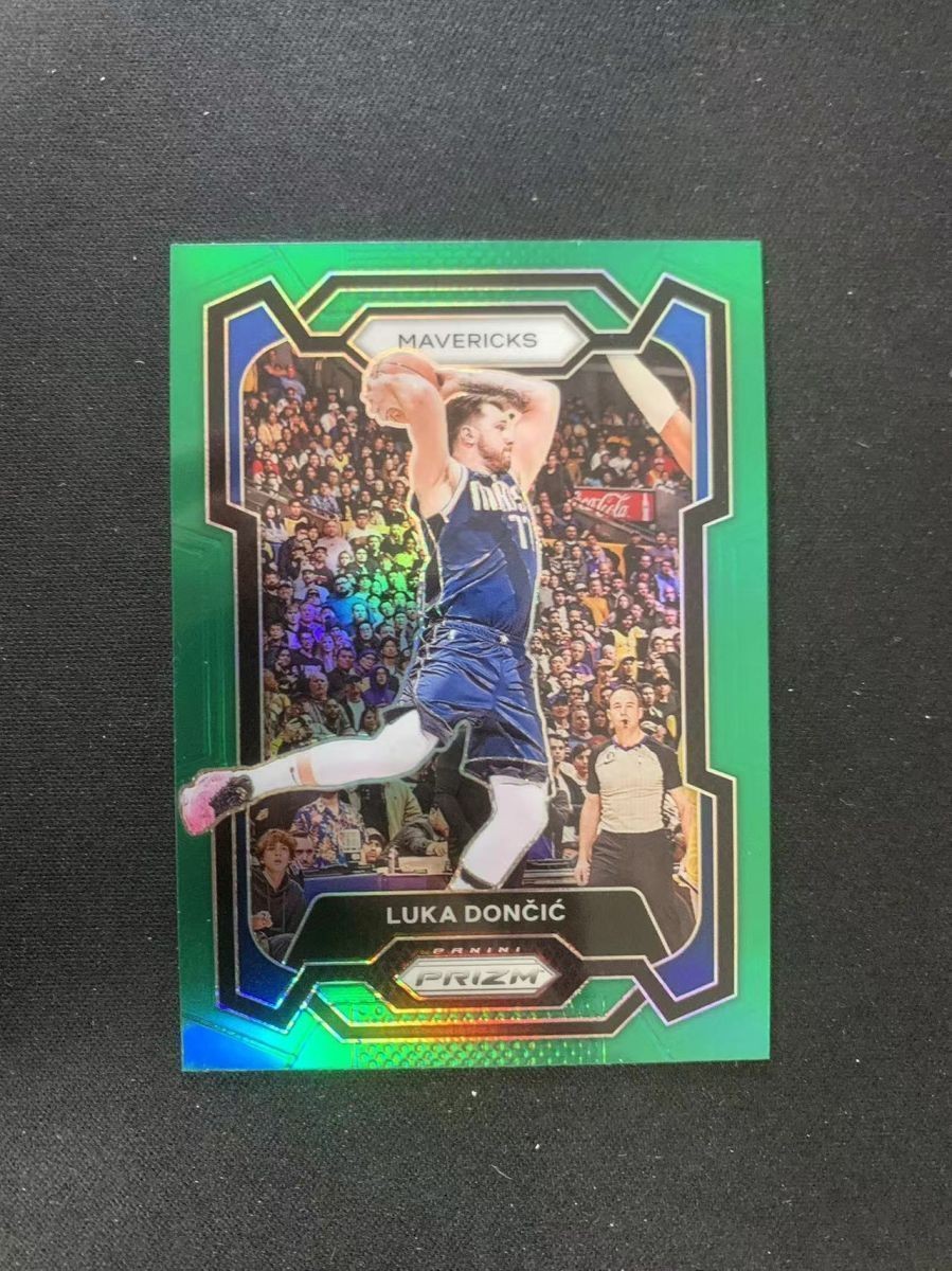 2023-24 Panini green Prizm #110 Luka Doncic Mavericks-22
