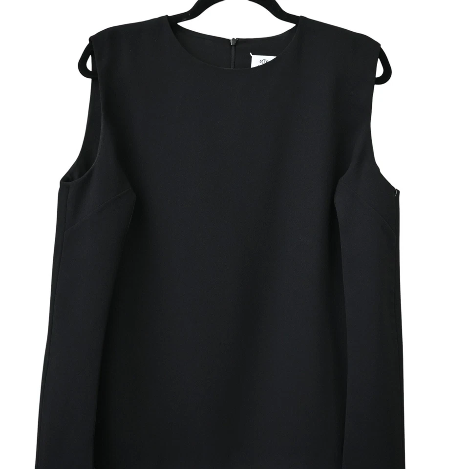 Top negro sin mangas Maison Margiela talla 44 EE. UU. 8 paneles laterales largos cuello redondo Foto 2 de 4
