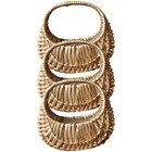  3 Pcs Small Woven Basket Storage Baskets for Flower Arrangements