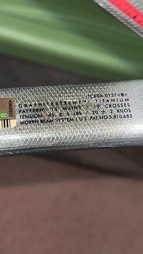 Prince Thunder Superlite Titanium Longbody Tennisschläger 1000 Power Level - Bild 13 von 19