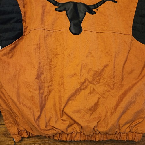Vintage Majestic Texas Longhorns Hooded Puffer Jacket Size L - Picture 15 of 15