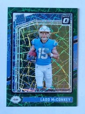 2024 Panini Donruss Optic - Rated Rookie Ladd McConkey #266 Green Velocity (RC)