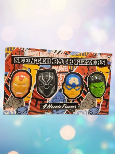Marvel Superheld Bath Fizzer Geschenkset - Kinder Badebomben Box Weihnachtsgeschenk UK - Bild 10 von 41