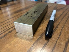 1" x 1-1/2" x 6" ,  Brass Bar,  Flat Stock