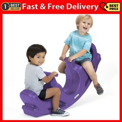 Rock & Roll Teeter Totter for Kids and Toddlers, Indoor or Outdoor Seesaw