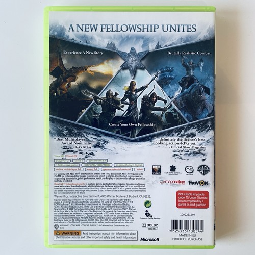 Lord of the Rings War in the North Xbox 360 Game PAL Tested & Working - Picture 2 of 6