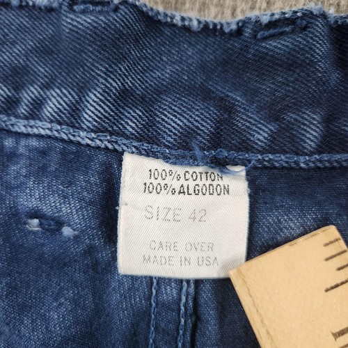 Vintage Rodin International Jeans Mens 42 Blue Dark Denim USA M-500 Y2K 90s - Picture 3 of 17