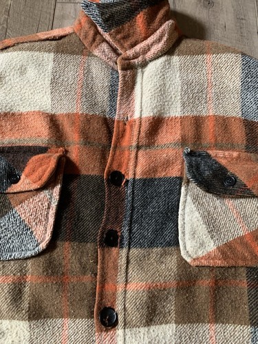 Franela a cuadros de lana gruesa gay CPO de colección bonita combinación de colores. Talla regular grande - Imagen 16 de 20