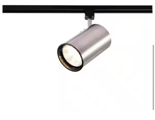 SATCO 1-Light R30 Brushed Nickel Straight Cylinder Track Lighting Head - Picture 2 of 3