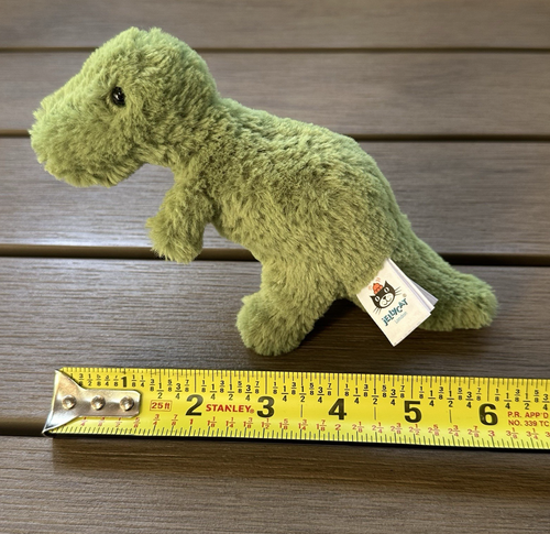 Jellycat Mini Fossilly T Rex grüner Dinosaurier Plüschtier Stofftier FOS6TREX 5 Zoll gebraucht - Bild 12 von 12