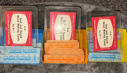 Philograph Publications R20 Sort and Sound Word Making Cards Boxes 2-6 Learning - Picture 3 of 6