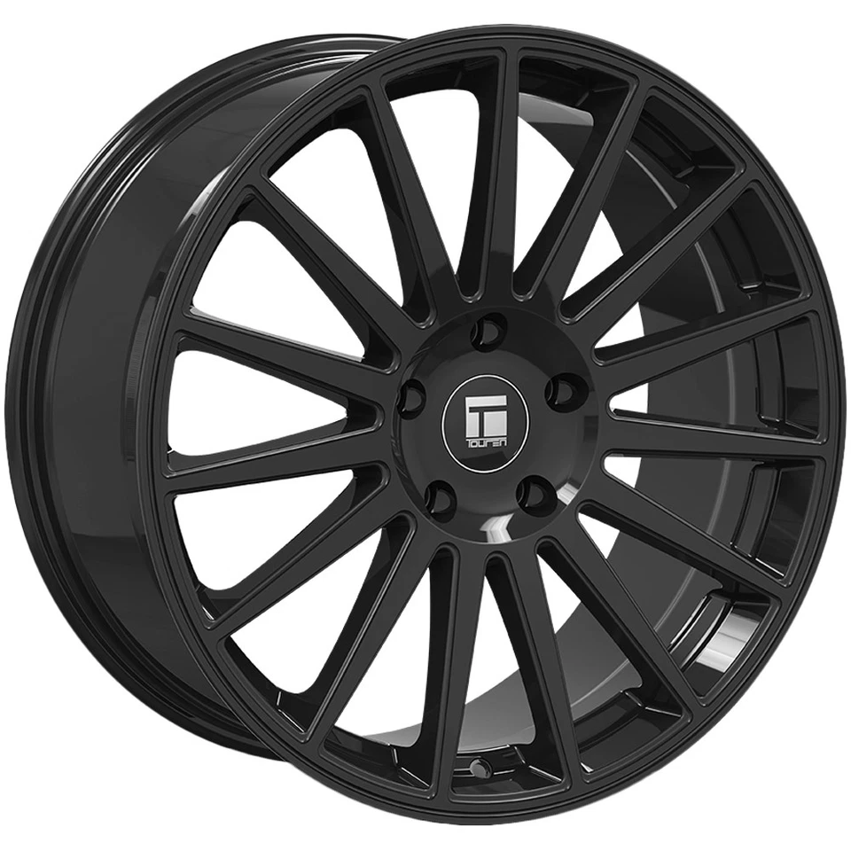 (Set of 4) Touren TR92 17x8 5x4.5" +35mm Gloss Black Wheels Rims 17" Inch - Изображение 2 из 4
