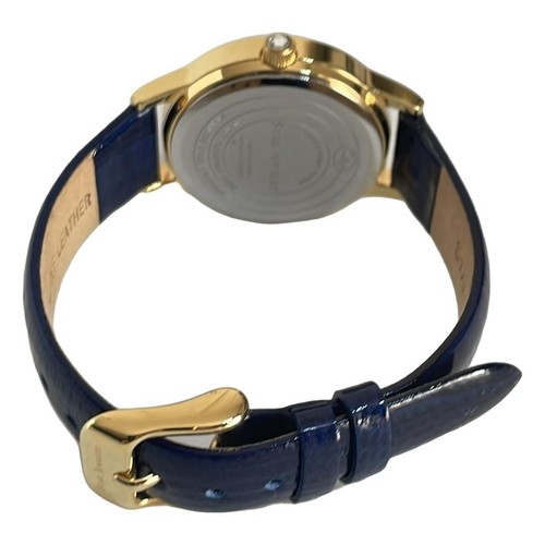 Auth STAR JEWELRY COSMIC TIME 2SW0944 Unconfirmed Dark Navy Women's Wrist Watch - Picture 3 of 5
