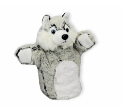 INWARE Handpuppe Husky 22 cm