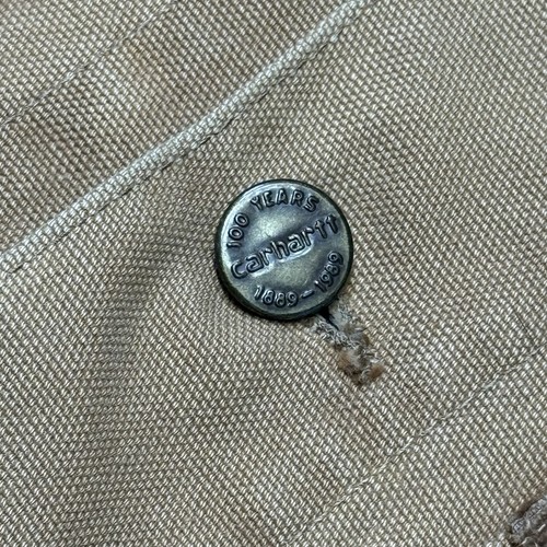 Vintage 1989 Carhartt 100 Year Chore Cord Detail Jacket Mens Gr. L *Made In 🇺🇸* - Bild 5 von 6