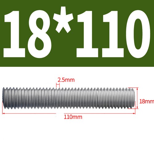 304 Stainless Steel Lead Screws M4 M5 M6 M8 M10 M12 M14 M16 M18 M20/16 - 250mm - Picture 201 of 226