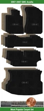 Lloyd Custom Ultimat Carpet Mat Set for 2007 GMC Acadia w/Logo (5 pieces) #NB7