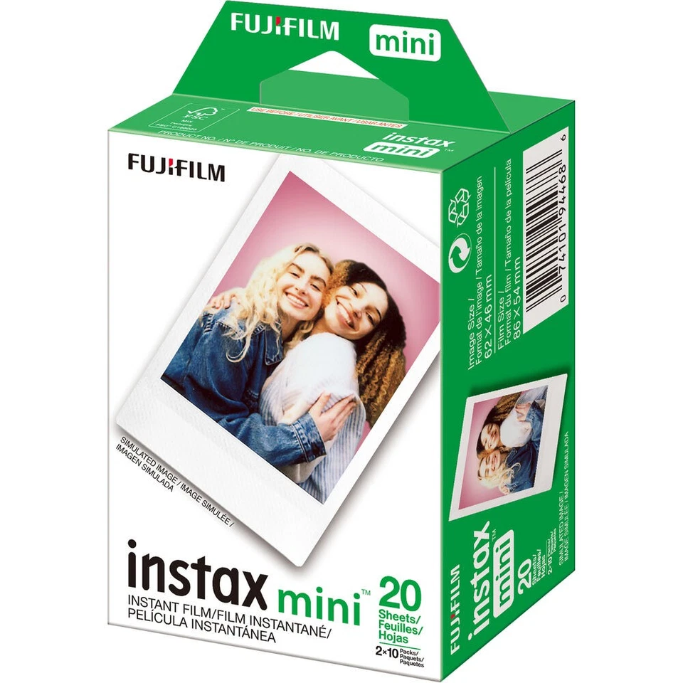 Mini película instantánea Fujifilm Instax (10 paquetes dobles, 200 imágenes en total) para Instax Foto 4 de 4