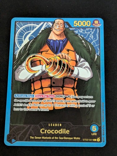 CROCODILE - One Piece TCG ST03-001 - PROMO L Premium Card Leader Collection