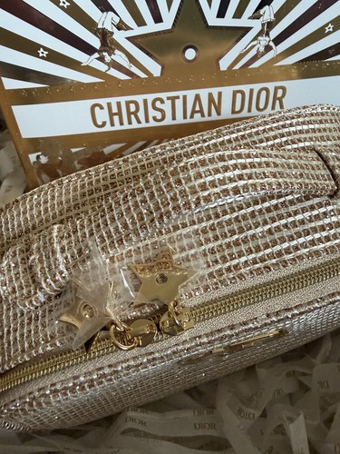Dior Gold Kosmetiktasche Kosmetiktasche Neu Verpackt Weihnachten 2025 - Bild 6 von 9