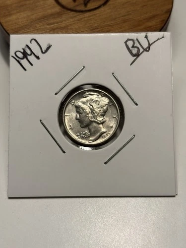 1942 MERCURY DIME BU/UNC NICE COIN FREE SHIPPING