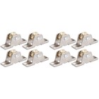  8 stücke Metall Rollenrad Einzelne Lager Fensterscheibe Riemenscheibe Rabrollen