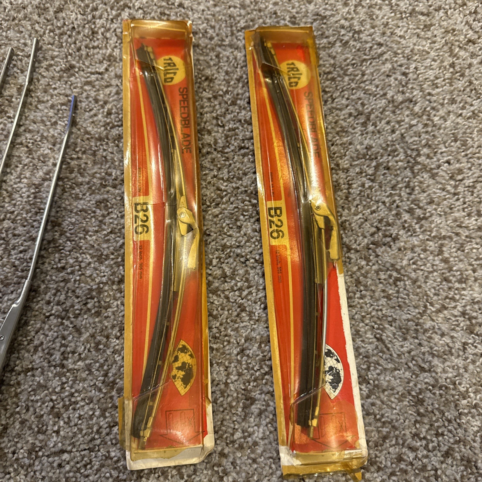 Ferrari 365 Misc Parts (lights, Rear View Mirror, Wipers, Pedals)