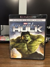 The Incredible Hulk (2008) 4K + Blu-ray - RARE OOP - Edward Norton