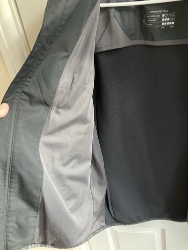 Chaqueta de rendimiento Hugo Boss para hombre Jangellino talla XL negra - Imagen 12 de 24