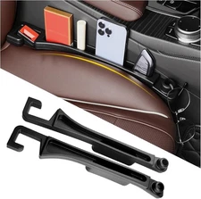2PCS Upgraded Car Seat Gap Filler Organizer,Versatile No Drop Guard for... 