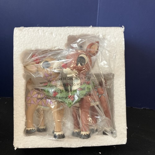 Rara statuina Jim Shore Rudolph & Clarice 4053069 nuova scatola aperta - Foto 3 di 9