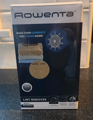 Rowenta JA1011 Portable Lint Remover Shaver w/Adjustable Shave Height BLUE - Picture 3 of 3