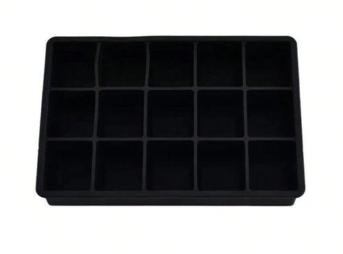 1PC 15 Grid Square Silicone Ice Cube Tray with Lid Large Capacity Easy Release - Picture 9 of 14