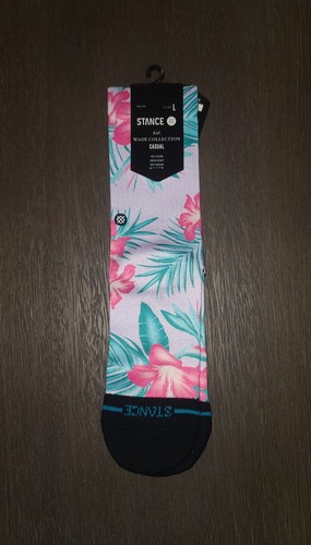 NEW KIDS STANCE WADE COLLECTION TROPICAL CREW SOCKS SIZE 3-5.5 - Picture 1 of 2