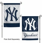 New York Yankees 2 Sided Double Garden Flag Outdoor Window Yard Banner 12 x18