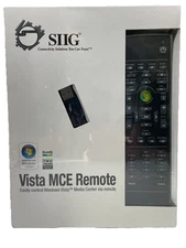 SIIG Vista MCE Remote Control w/ USB IR Receiver – New Sealed Box