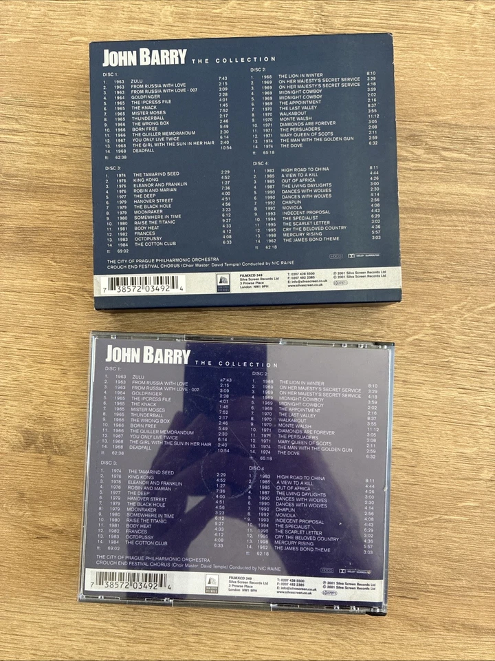John Barry | The Collection - 40 Years Of Film Music | Best Of 4Cd | Bon État - Photo 4/4