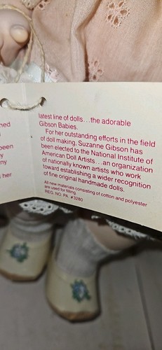 Suzanne Gibson Baby Cathie 1980 Doll 16" SPECIAL Org Box Open Close Eyes 1613 - Picture 7 of 20