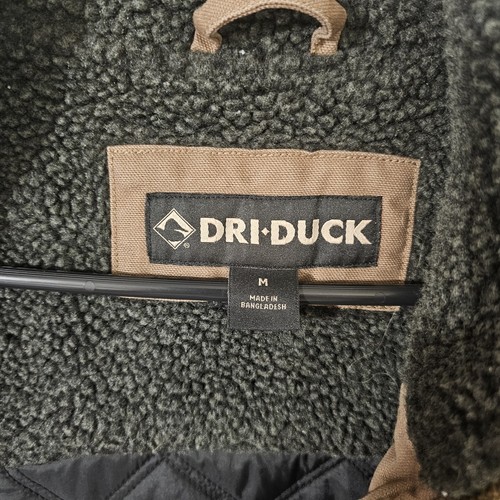 DRI-DUCK Brown Zip Front Work/Hunting Vest w/Quilted Lining - Mens Size M - Picture 4 of 6
